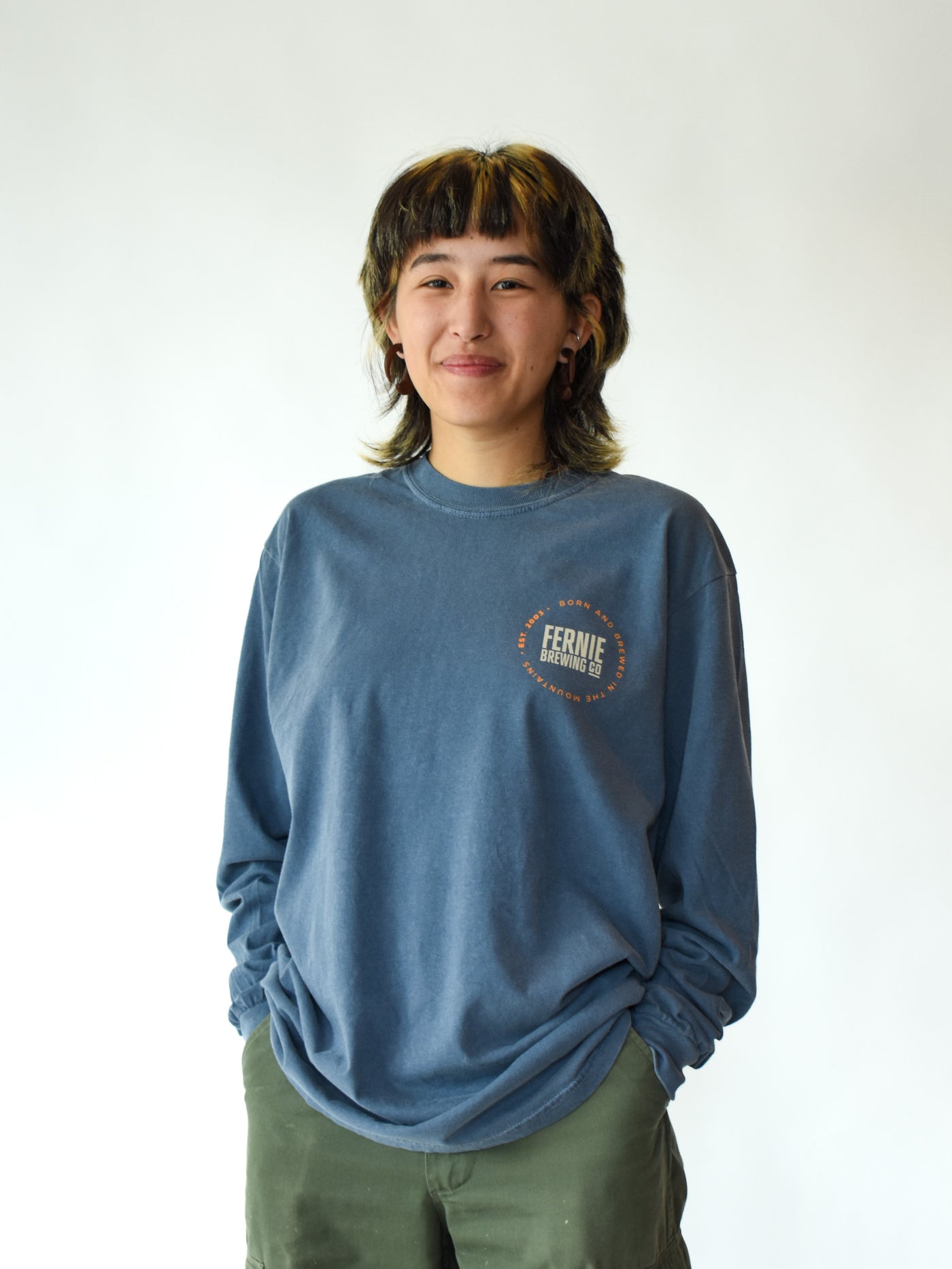 Born & Brewed Crest Long Sleeve Tee