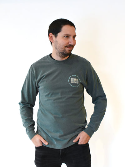 Born & Brewed Crest Long Sleeve Tee